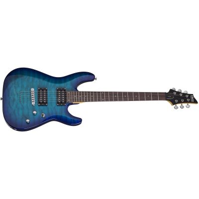 Schecter C6 Plus Guitarra Eléctrica Ocean Blue Burst