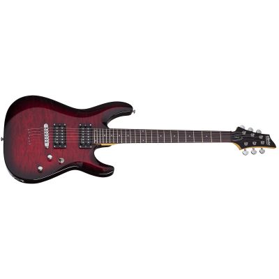 Schecter C6 Plus Guitarra Eléctrica See Thru Cherrry Burst