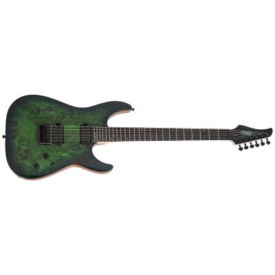 Schecter C6 Pro Guitarra Eléctrica Aqua Burst
