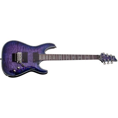 Schecter Hellraiser C1 FR Trans Purple Burst Guitarra Eléctrica