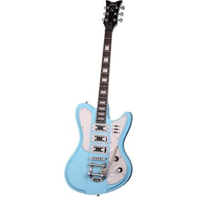 Schecter Ultra III Vintage Blue Guitarra Eléctrica 2