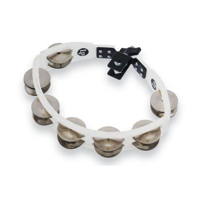 LP Panderetas Cyclop Montable Sonajas de acero, Blanco