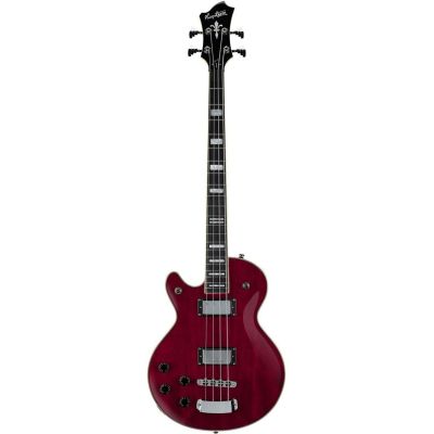 Hagstrom Swede Bass Wild Cherry Transparent Left Hand