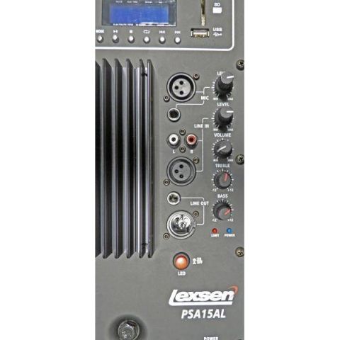 LEXSEN PSA15AL ALTAVOZ ACTIVO BLUETOOTH CON LEDS