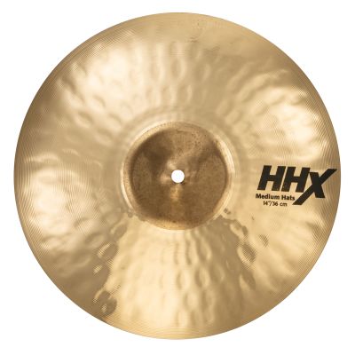 SABIAN 14" HHX Medium Hit-Hats Brilliant Finish