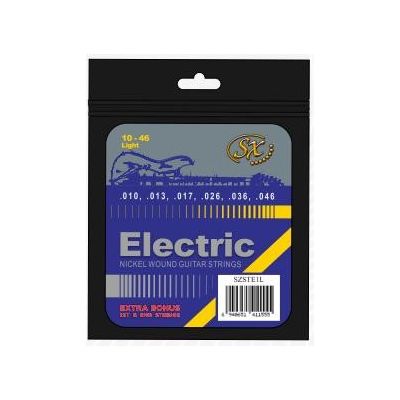 SX SZSTE1L Light 10-46 Cuerdas Guitarra Eléctrica