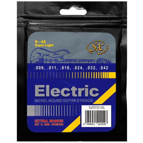 SX SZSTE1SL Super Light 9-42 Cuerdas...