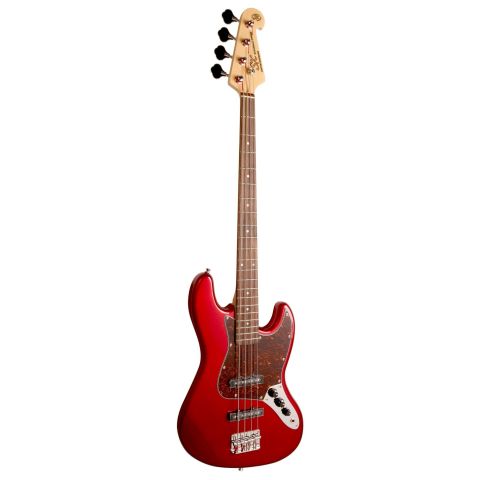 SX JB BD1 Candy Apple Red Bajo Eléctrico