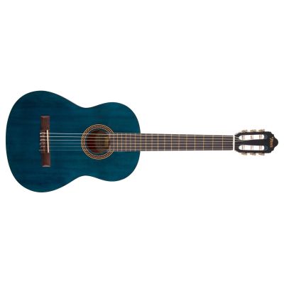 Valencia VC204TBU Transparent Blue Guitarra Clásica