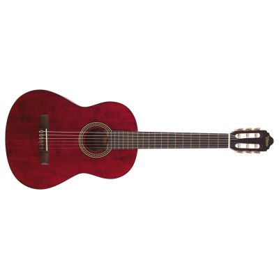 Valencia VC204TWR Transparent Wine R Guitarra Clásica
