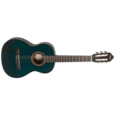 Valencia Guitarra Clásica VC203TBU 3/4 Trans Blue
