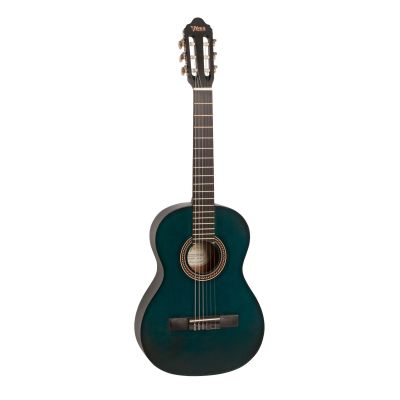 Valencia Guitarra Clásica VC203TBU 3/4 Trans Blue 2