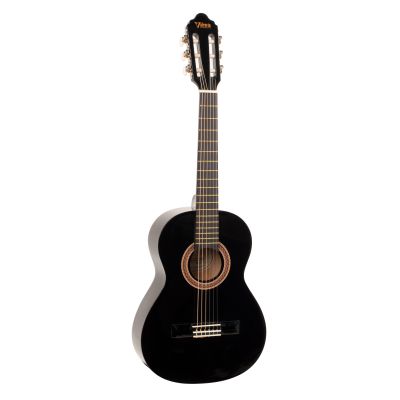 Valencia VC102Bk Black Guitarra Clásica 1/2 2