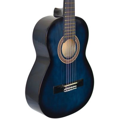 Valencia VC103BUS Blue Burst Guitarra Clásica 3/4 2