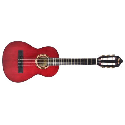 Valencia VC202TWR Guitarra Clásica Tamaño 1/2 Roja