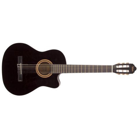 Valencia Guitarra Clásica VC104 Negra...