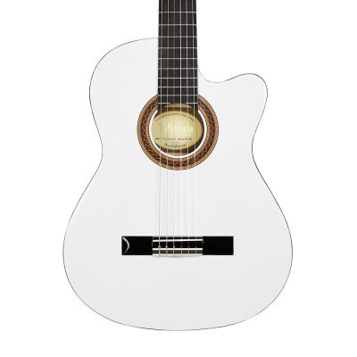 Valencia VC104TCWT Guitarra Clásica Blanca 2