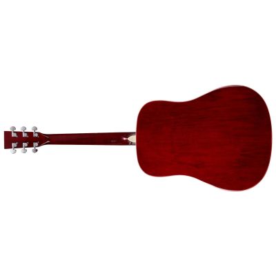SX SD204TRD Trans Guitarra Acústica Red 2