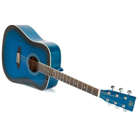 SX SD104 Guitarra Acústica Azul...