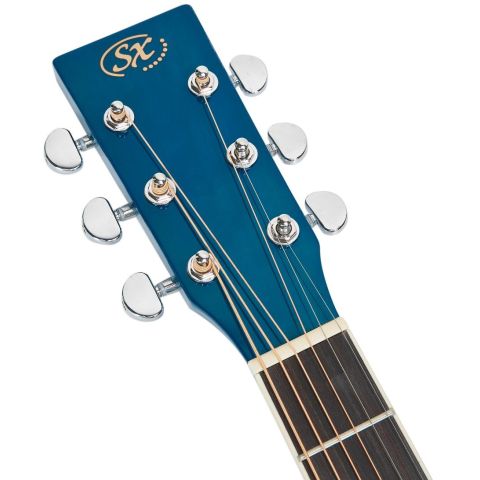 SX SD104 Guitarra Acústica Azul...