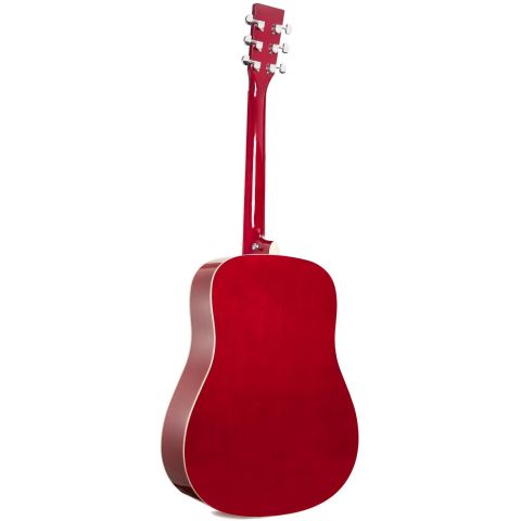 SX SD104 Guitarra Acústica Roja...