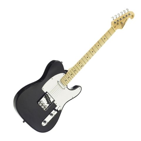 SX Guitarra Eléctrica Telecaster Negra