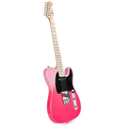 SX SEM2PT Guitarra Eléctrica Pink...