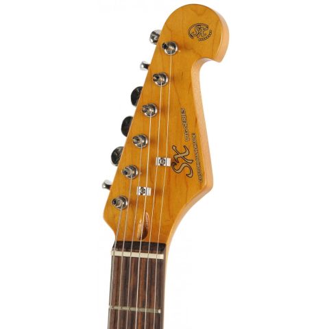 SX SST62 3/4 Guitarra Eléctrica Negra