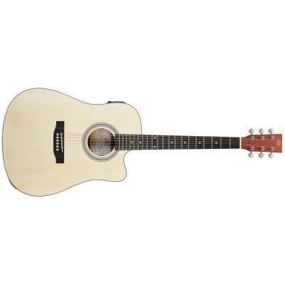 SX SD304TCE Guitarra Electroacústica Natural