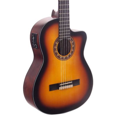 Valencia VC304CEASBT Guitarra Electroclásica Antique Sunburst 2