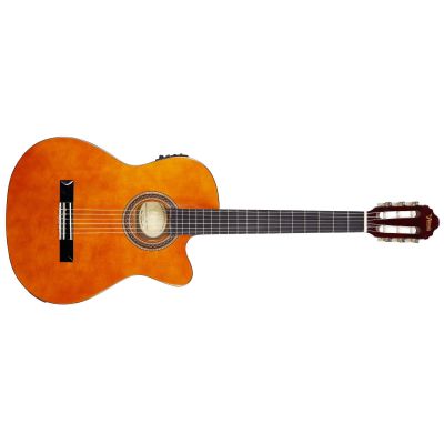 Valencia VC104HTCE Guitarra Electroclásica Natural Cuerpo Estrecho