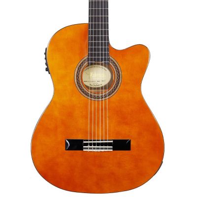 Valencia VC104HTCE Guitarra Electroclásica Natural Cuerpo Estrecho 2