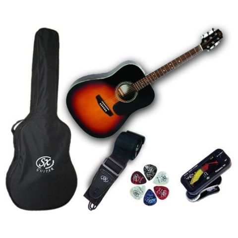 SX SA1 SK VS Guitarra Acústica 3 Tone...