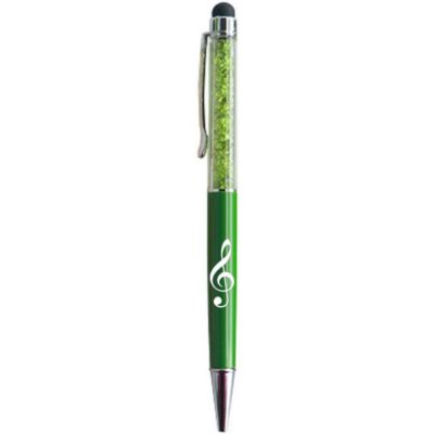 Bolígrafo Stylus Clave De Sol Agifty B-2022 Cristal Verde