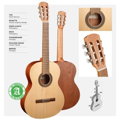 Alhambra Laqant con tapa de Abeto + Funda 2