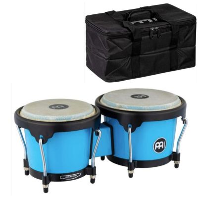 MEINL HB50GB Journey Bongo Glacier Blue Pack con Funda