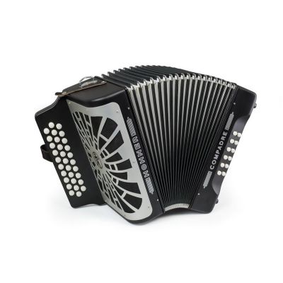 HOHNER COMPADRE GCF NEGRO SILVER GRILL