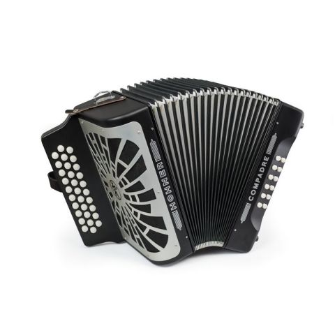HOHNER COMPADRE GCF NEGRO SILVER GRILL