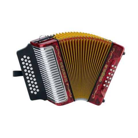 HOHNER CORONA III BBEBAB, RED