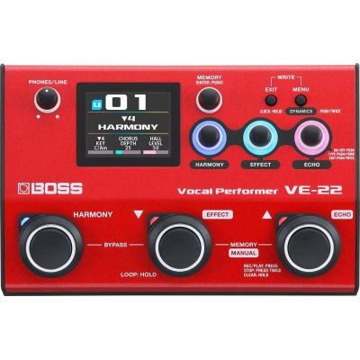 Boss VE22 Vocal Performer Pedal Voz