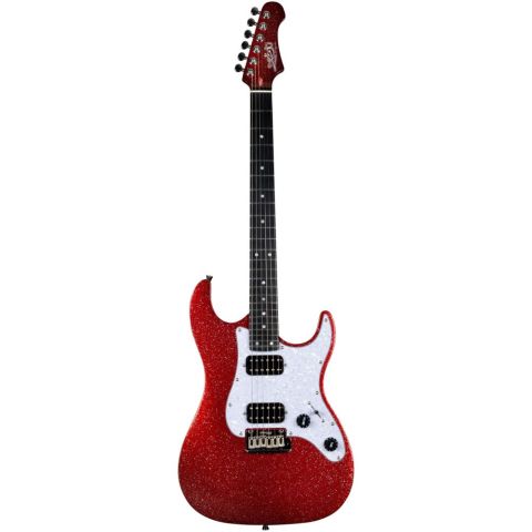 Jet Guitars  JS500-RDS Red Sparkle...