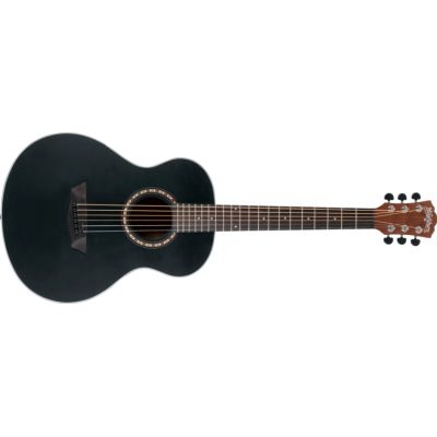 Washburn Apprentice G-Mini 5 Black Matte Guitarra Acústica