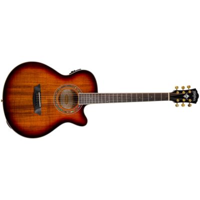 Washburn Festival Ea55G Koa Burst Guitarra Electroacustica