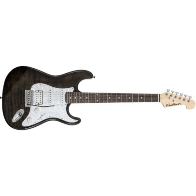 Washburn Sonamaster SDFTB Deluxe Transparent Black Guitarra Electrica