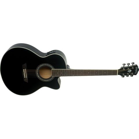 Washburn Festival Ea12 Black Guitarra...