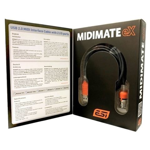 Esi MIDIMATEeX CABLE MIDI USB
