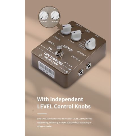 Joyo JF-24 PEDAL ENRUTADOR Y SELECTOR...