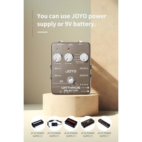 Joyo JF-24 PEDAL ENRUTADOR Y SELECTOR...