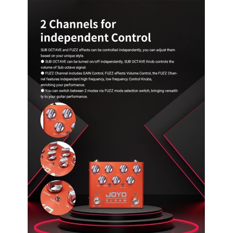 Joyo R-29 PEDAL PARA BAJO SERIE R...