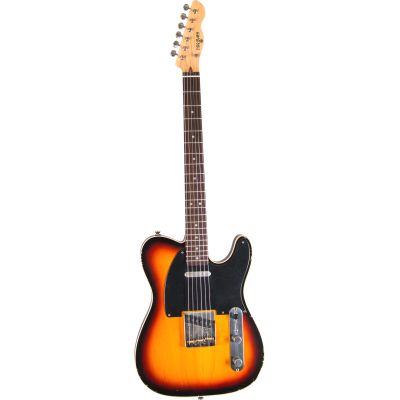 Maybach TELEMAN-T61-3TS-AGED - ELECTRICA TELE ´61 3 TONES SUNBURST CUSTOM SHOP AGED